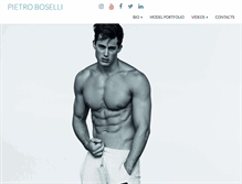 Tablet Screenshot of pietroboselli.com